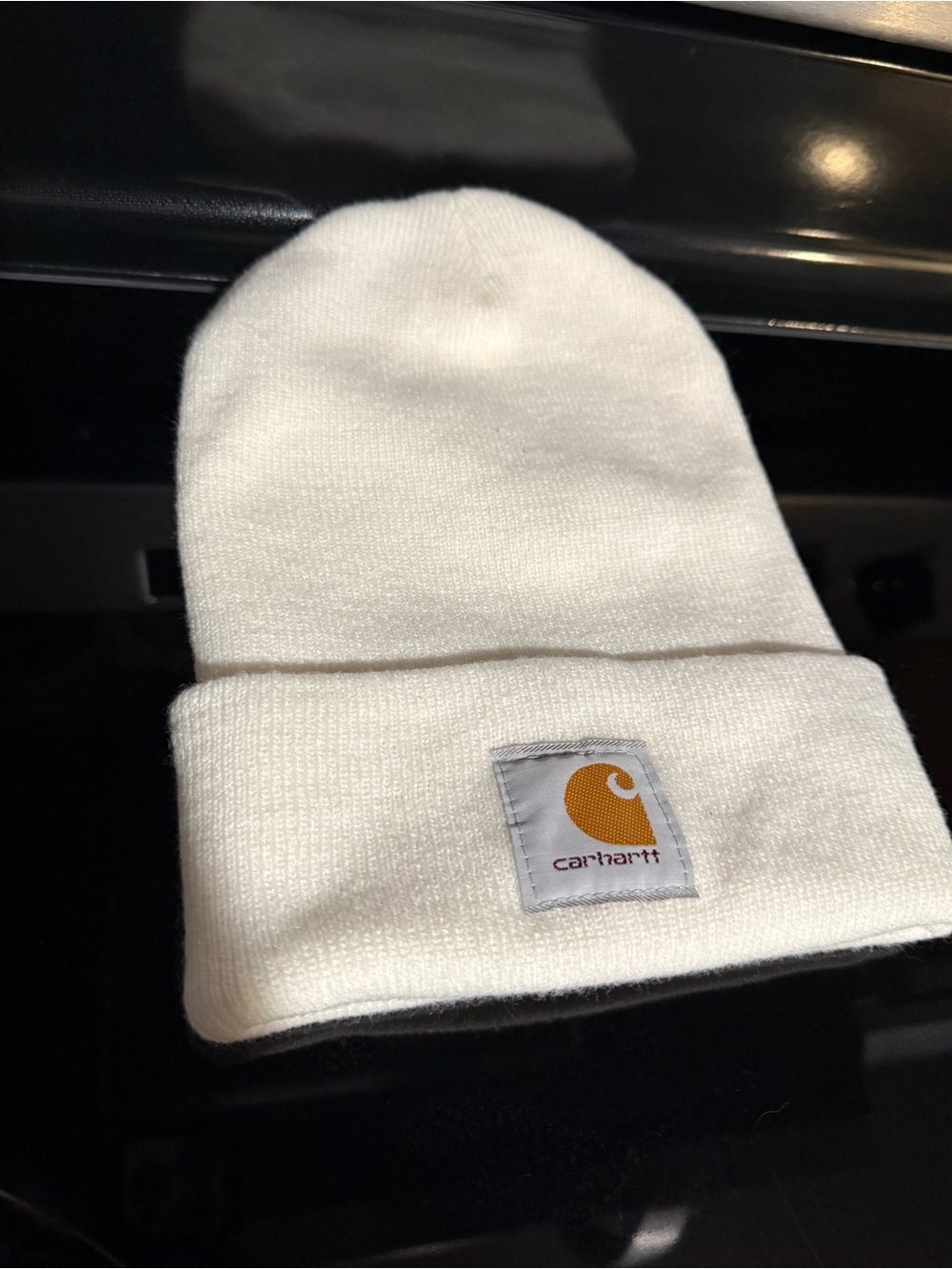Carhartt adult unisex beanie cream color